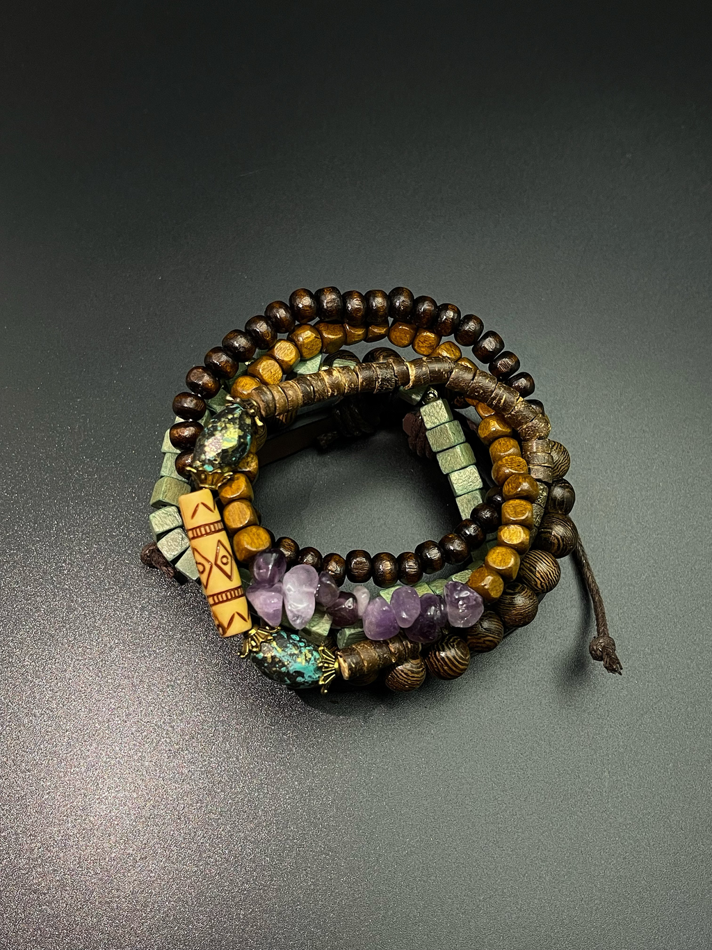 Terra Nocturne Six-Piece Bracelet Set