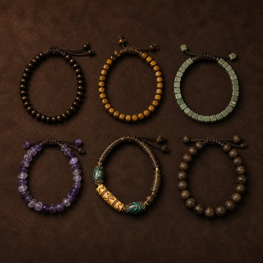 Terra Nocturne Six-Piece Bracelet Set